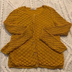 Button up mesh sweater, H&M